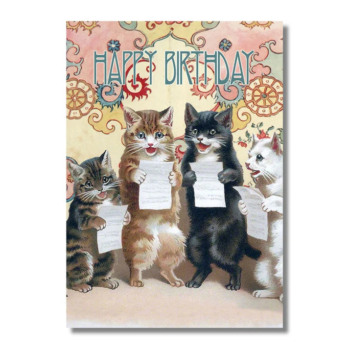 The Cat Choir Birthday Greeting Card