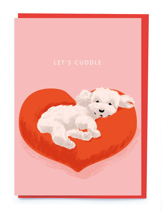 Let's Cuddle Love Greeting Card