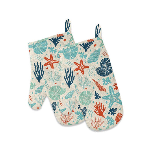 Mahogany - Shells Mitt, Set of 2