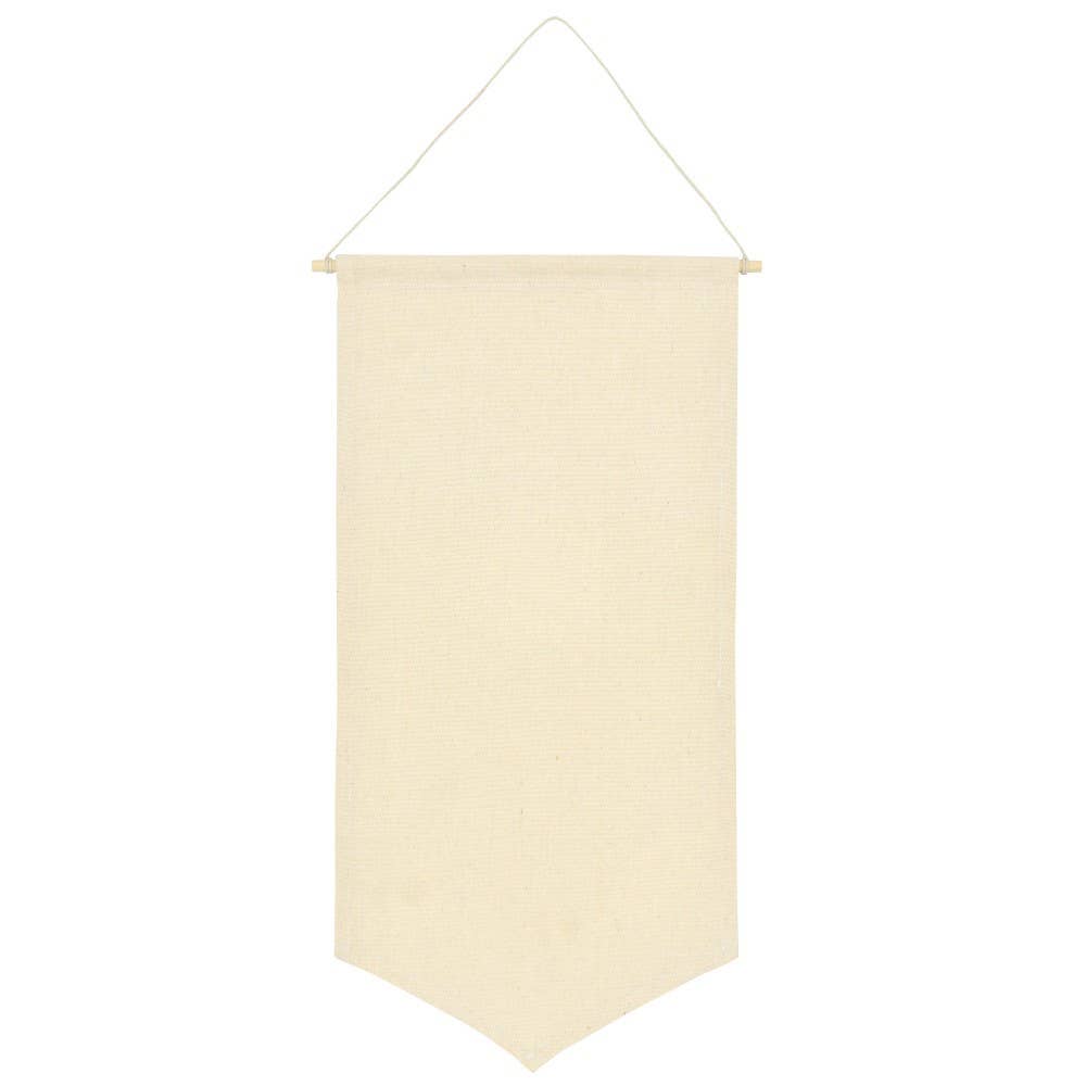 Image of Real Sic Large Plus 17*8.6 inch (White) Pin Display Canvas – Wall Decoration Banners (Camp Flag)