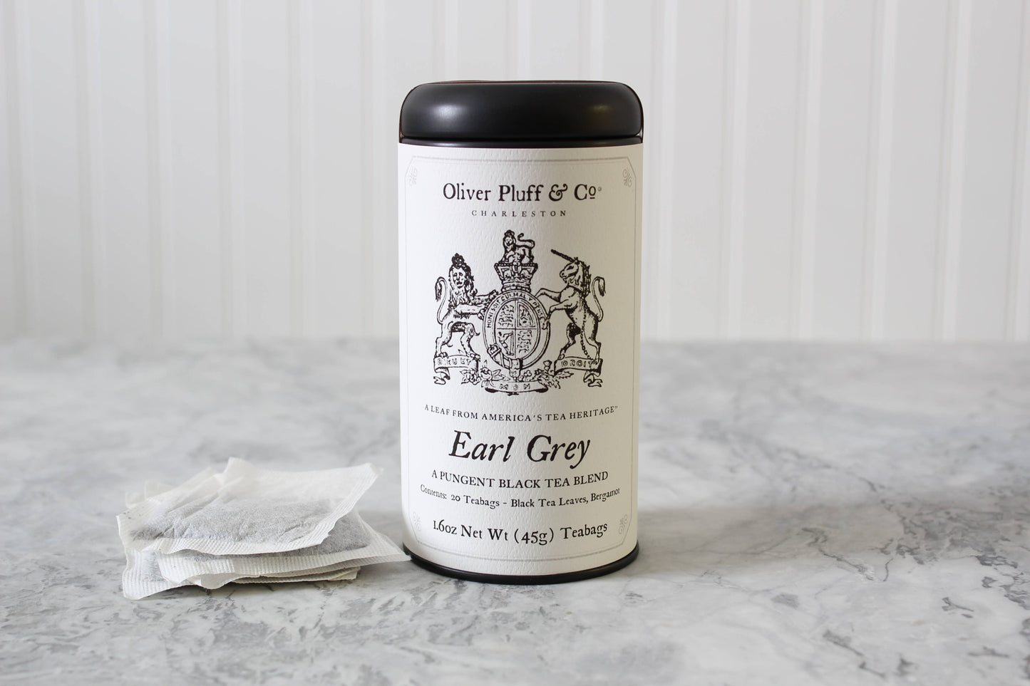 Oliver Pluff & Company - Earl Grey - 20 Teabags in Signature Tea Tin