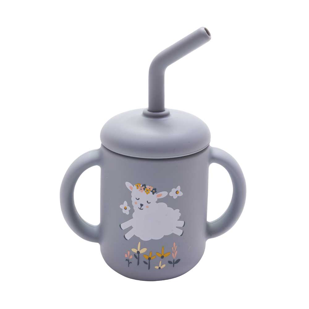 Sugarbooger by Ore’ Originals - Fresh & Messy Sippy Cup | Lily the Lamb