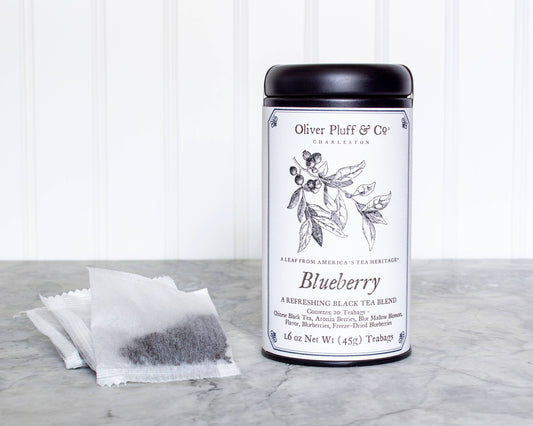 Oliver Pluff & Company - Blueberry - 20 teabags in Signature Tea Tin
