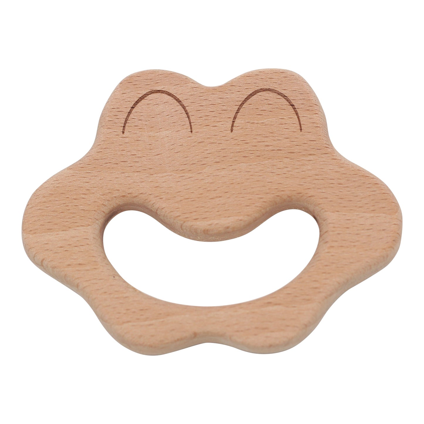 6 Pieces Sensory Development Wooden Baby Toys Set Montessori Wood Teething Toys Rattles for Babies 0-3 Years