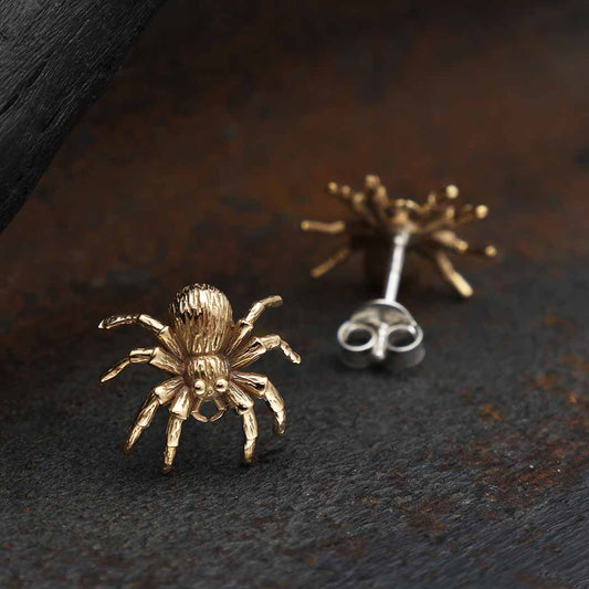 Nina Designs - Spider Post Earrings 11x12mm