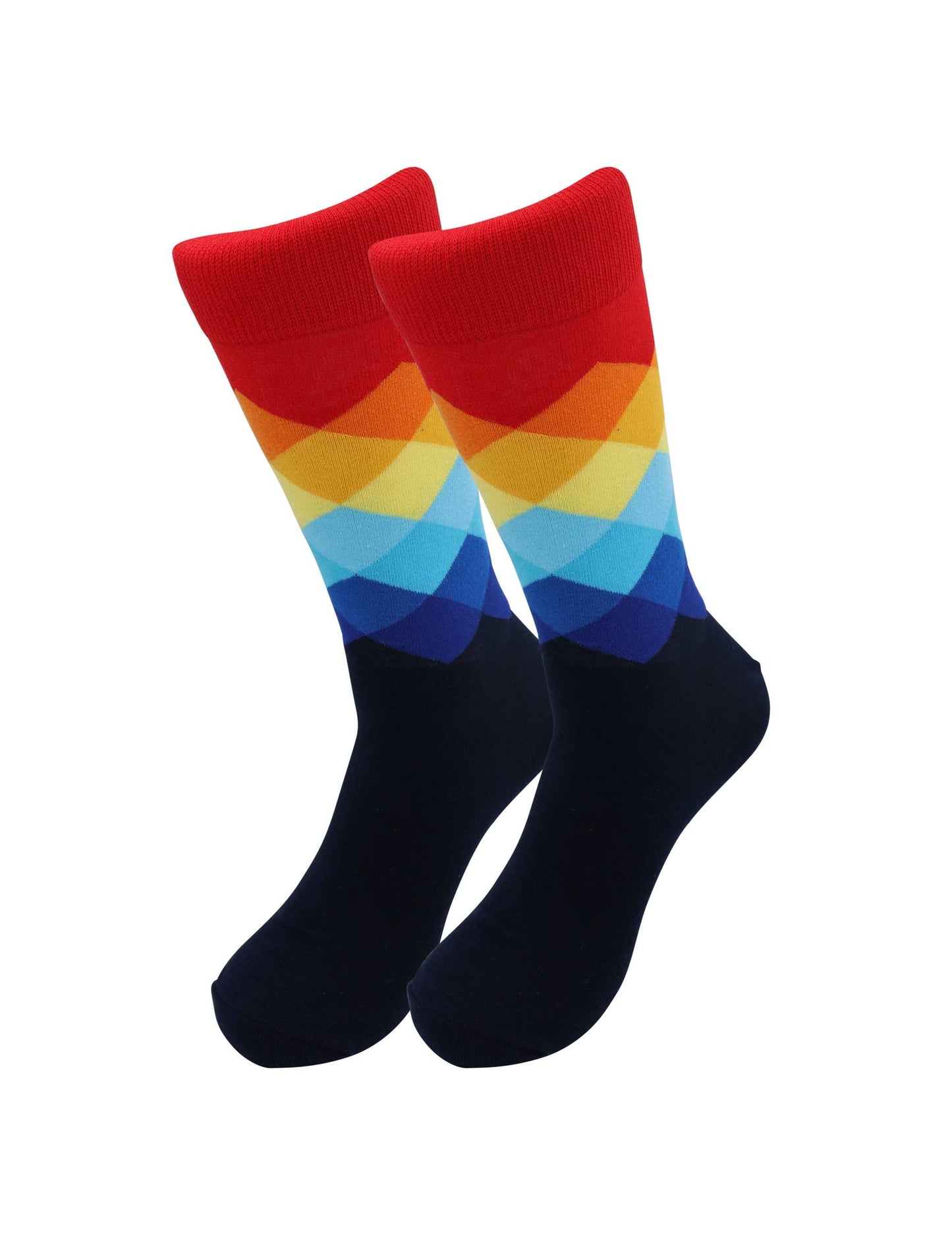 Image of Real Sic Casual Designer Animal Socks - Rainbow - for Men and Women