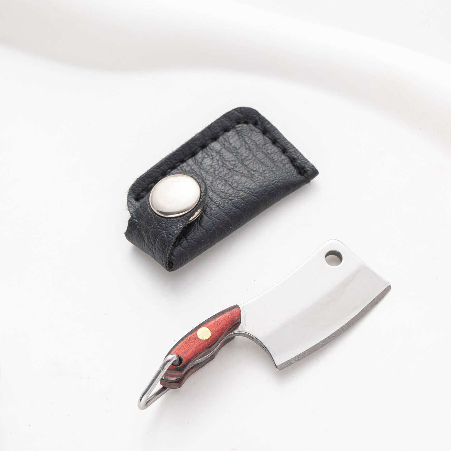 Image of Real Sic Silver Mini Folding EDC Knife Keychain – Utility Pocket Ax