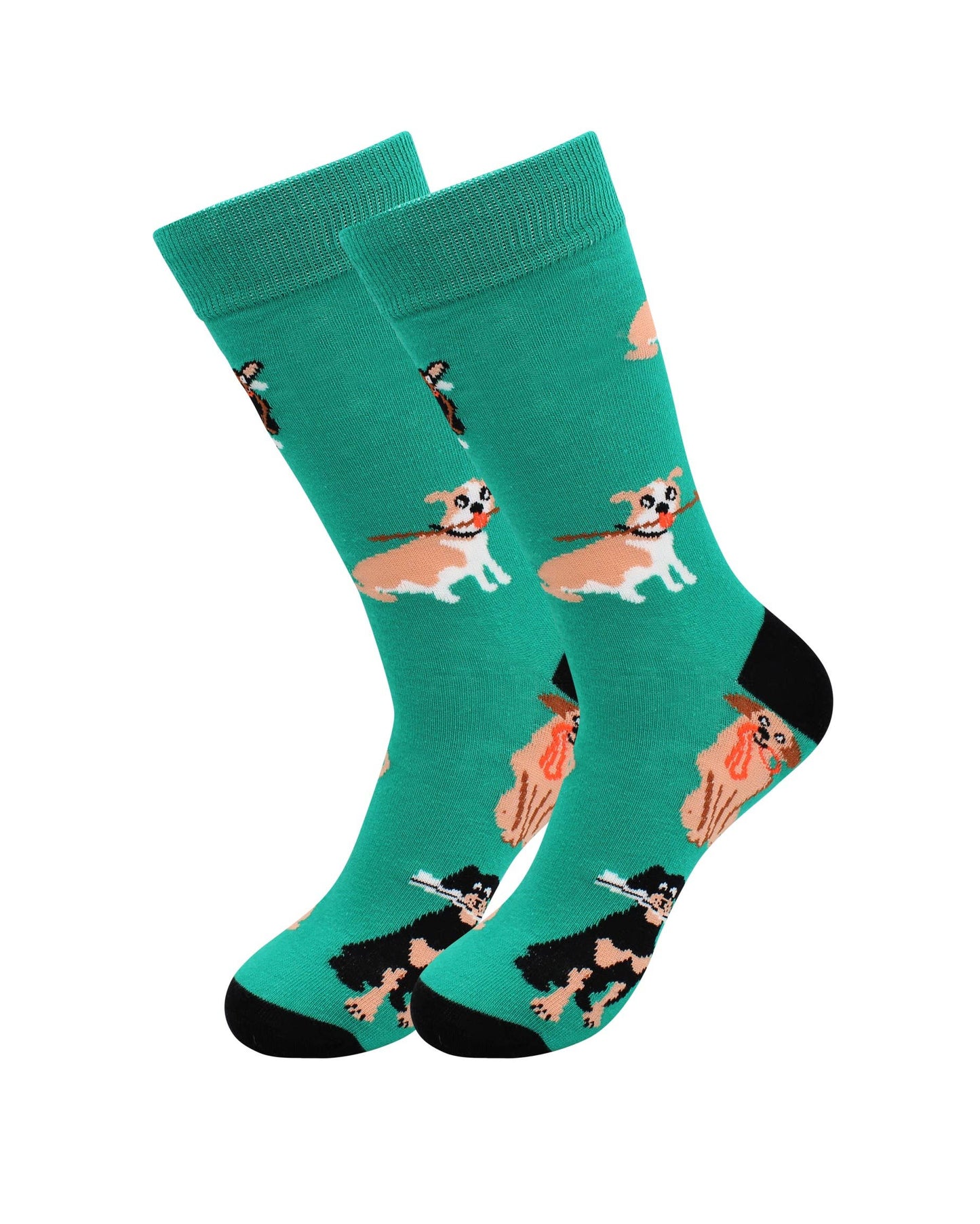 Image of Real Sic Dogs Animal Dog Fun Socks - Corgi, Beagle, Pit Bull Terrier Socks