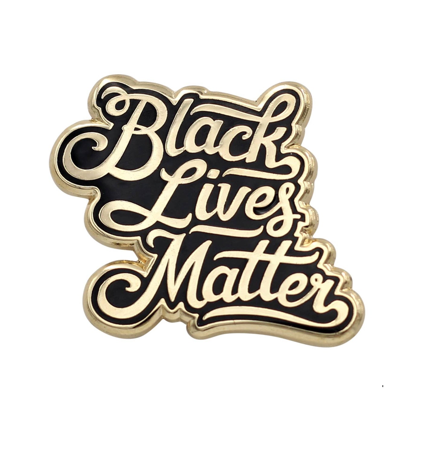 Image of Real Sic Black Lives Matter BLM Pride & Protest Enamel Pin Lapel Pins
