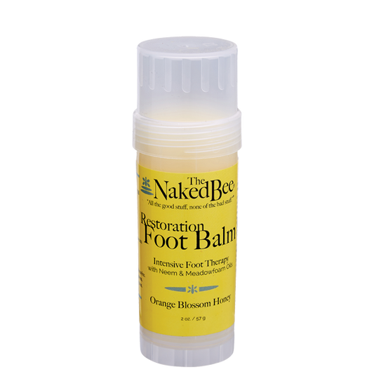The Naked Bee - 2 oz. Orange Blossom Honey Restoration Foot Balm