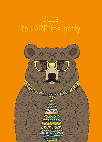 Birthday Card OLGA PARTY