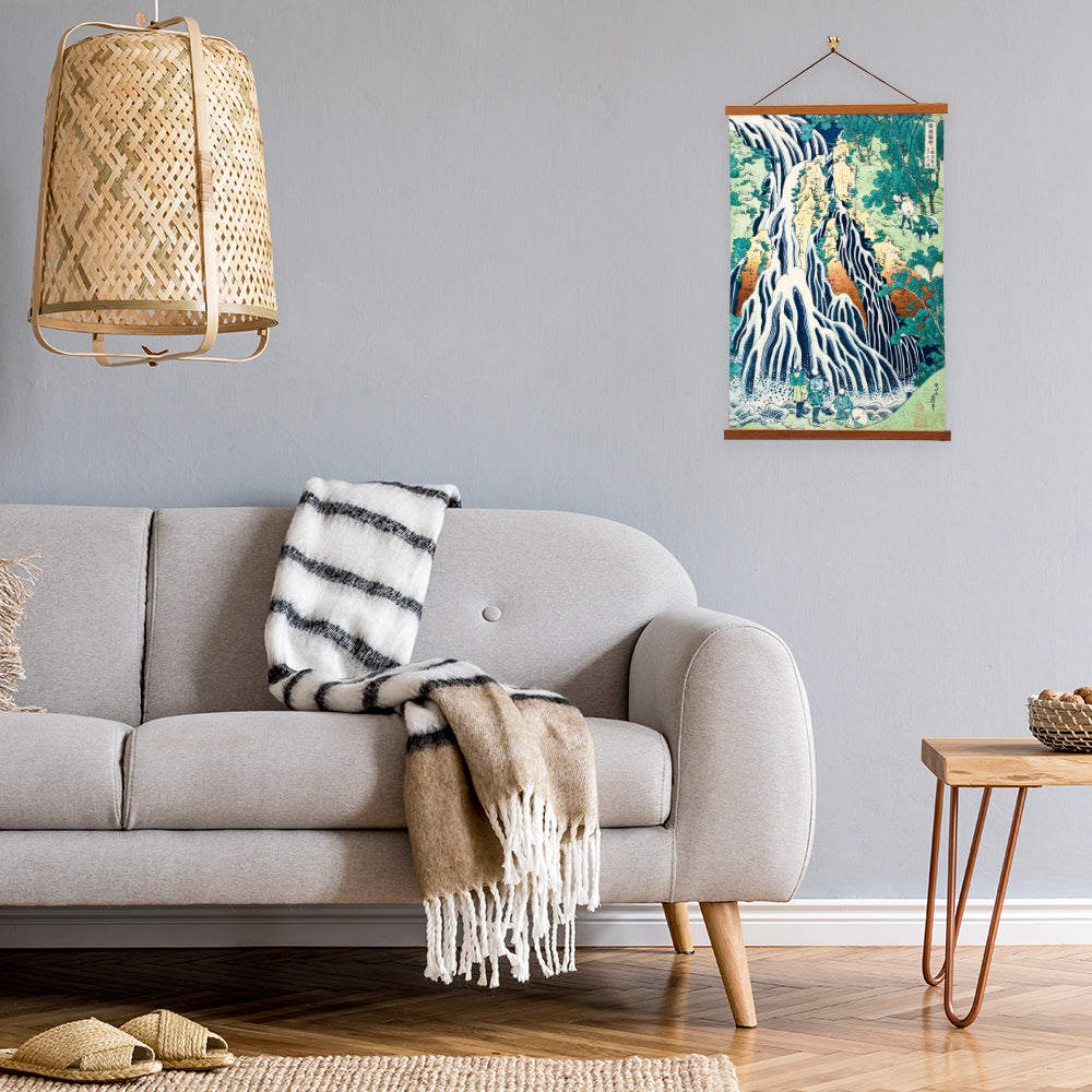 Kirifuri Waterfall at Mount Kurokami in Shimotsuke province by Utagawa Hiroshige