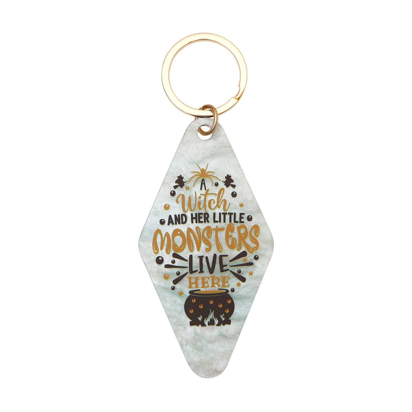 Image of Real Sic Monsters Vintage Keychain Retro Style Motel Hotel Key Ring - Route 66