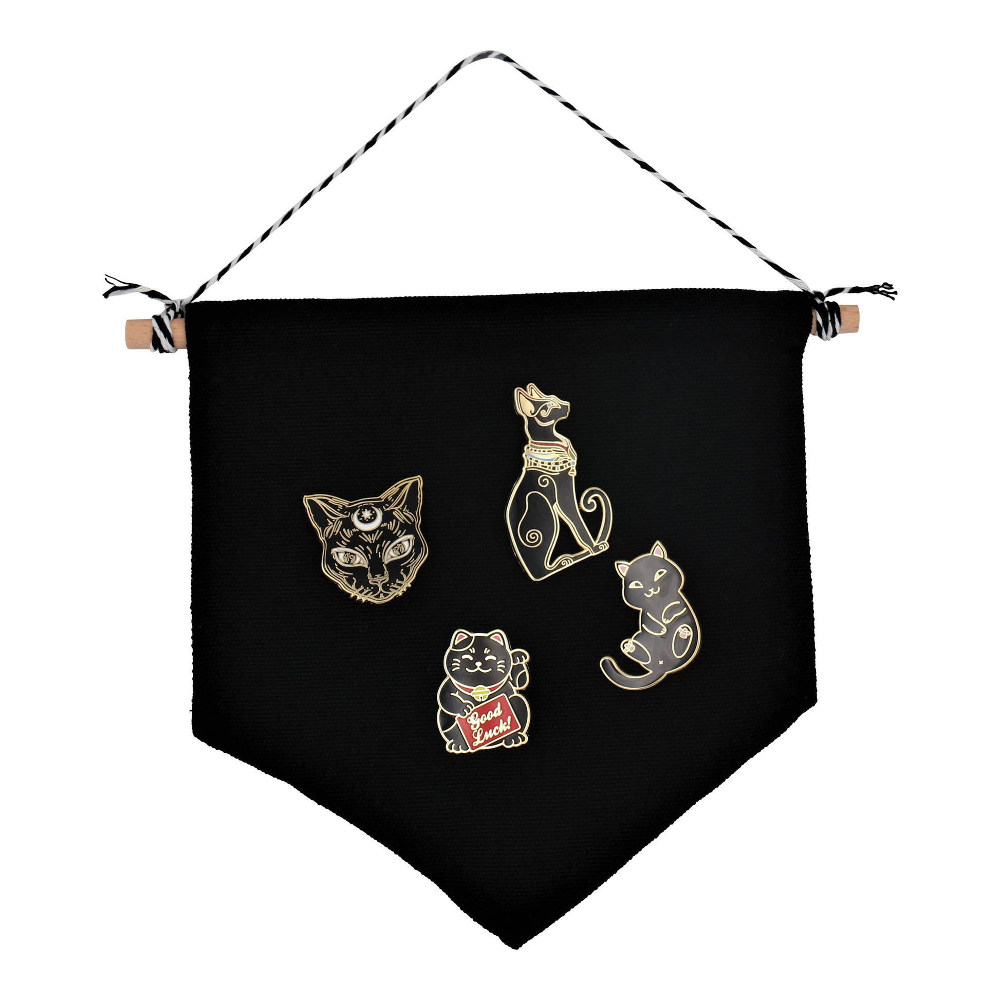 Image of Real Sic Small(Black) Pin Display Canvas – Wall Decoration Banners (Camp Flag)