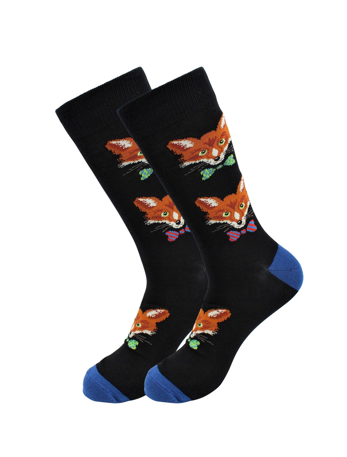 Image of Real Sic Fox Head Animal Socks - Fox, Koala, Sloth, Kangaroo Cotton Fun Socks