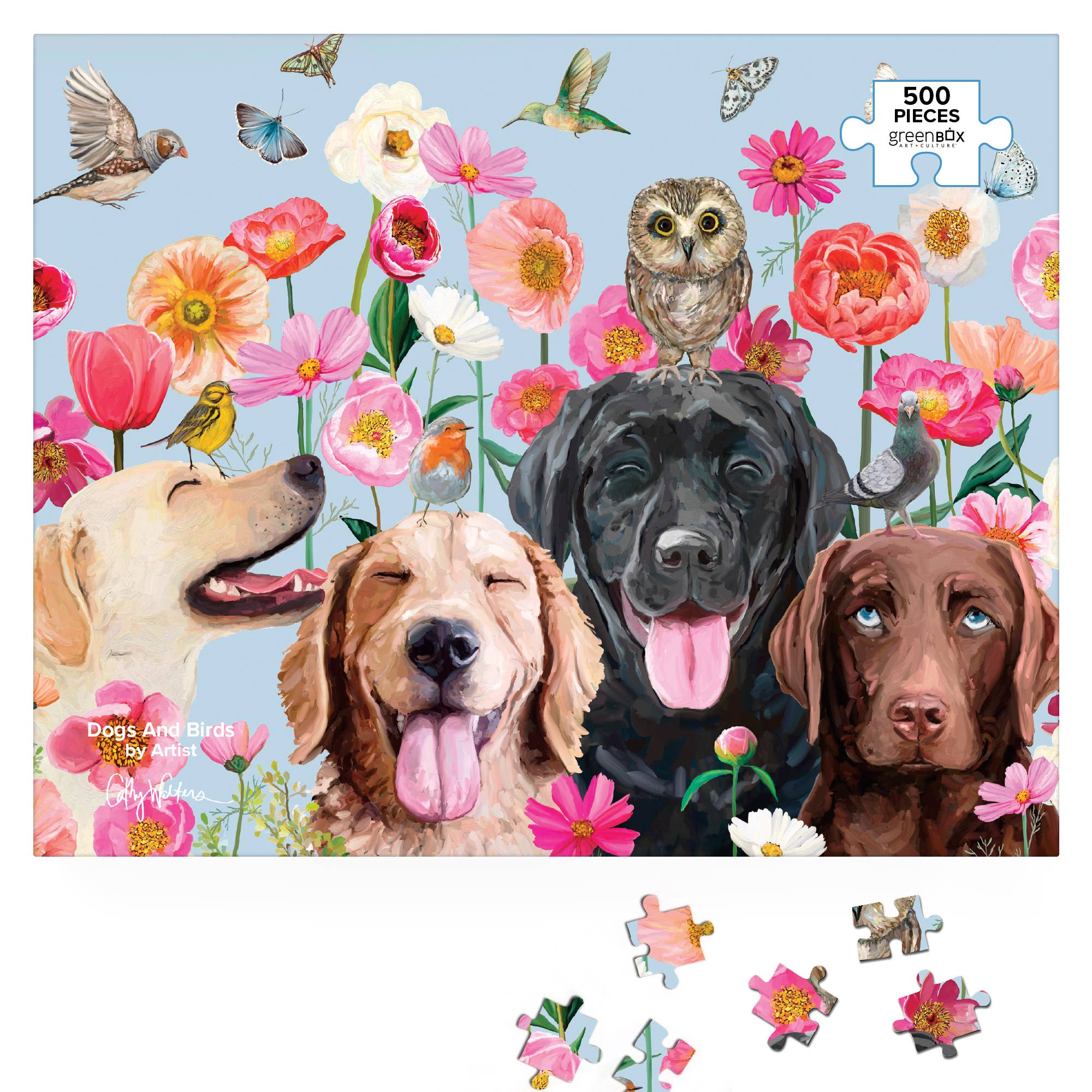 Furry Friends - 1,000 Piece Dog & Cat Jigsaw Puzzle - 1canoe2