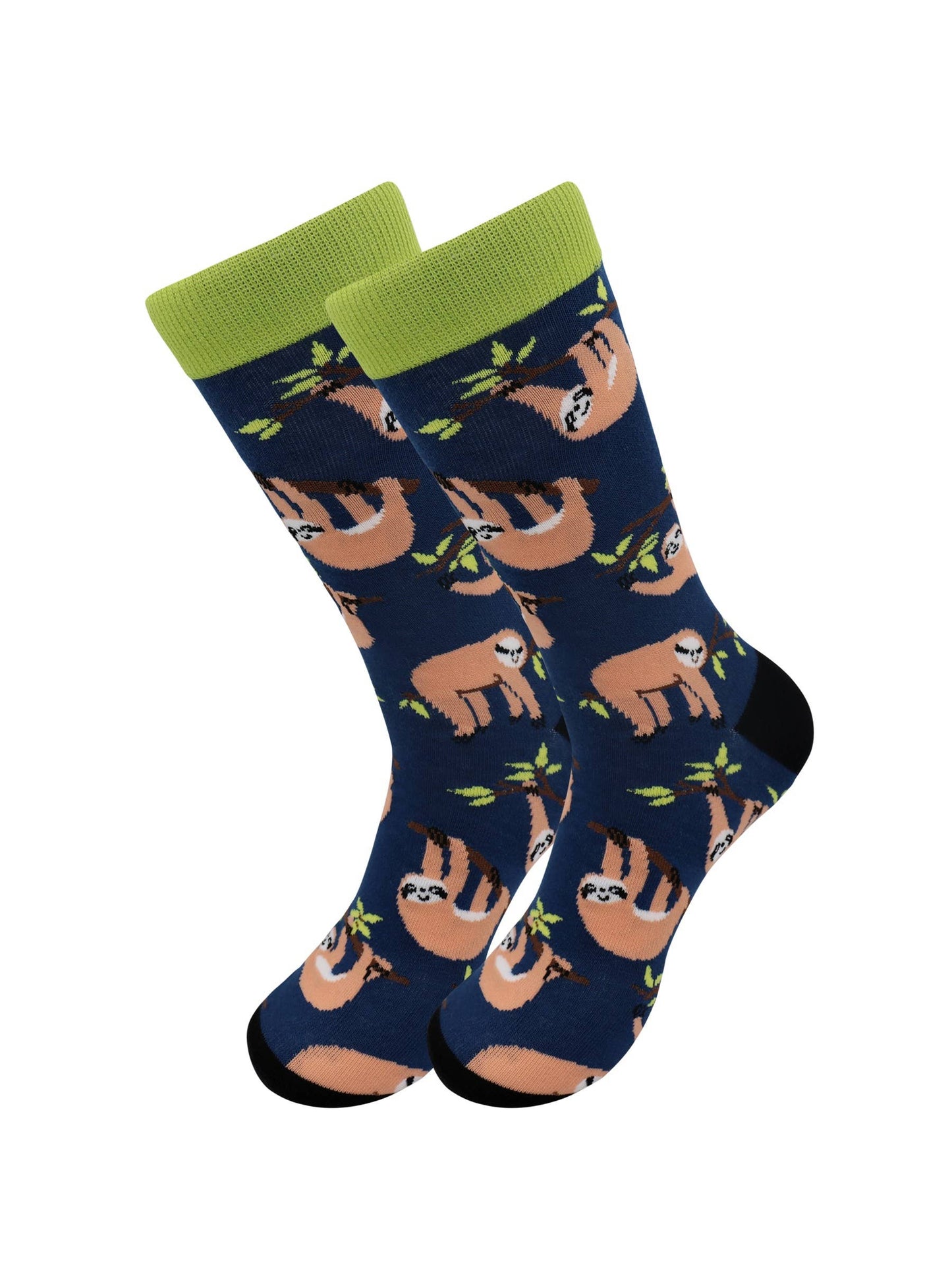 Image of Real Sic Sleep Sloth Animal Socks - Fox, Koala, Sloth, Kangaroo Cotton Fun Socks