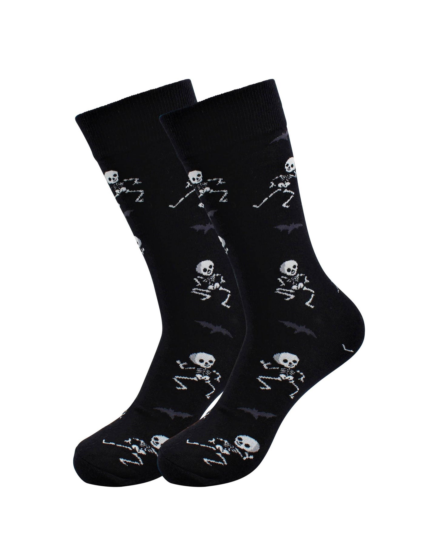 Image of Real Sic Dancing Skeleton Halloween / Horror Funny Skull Socks - Dancing Skeleton