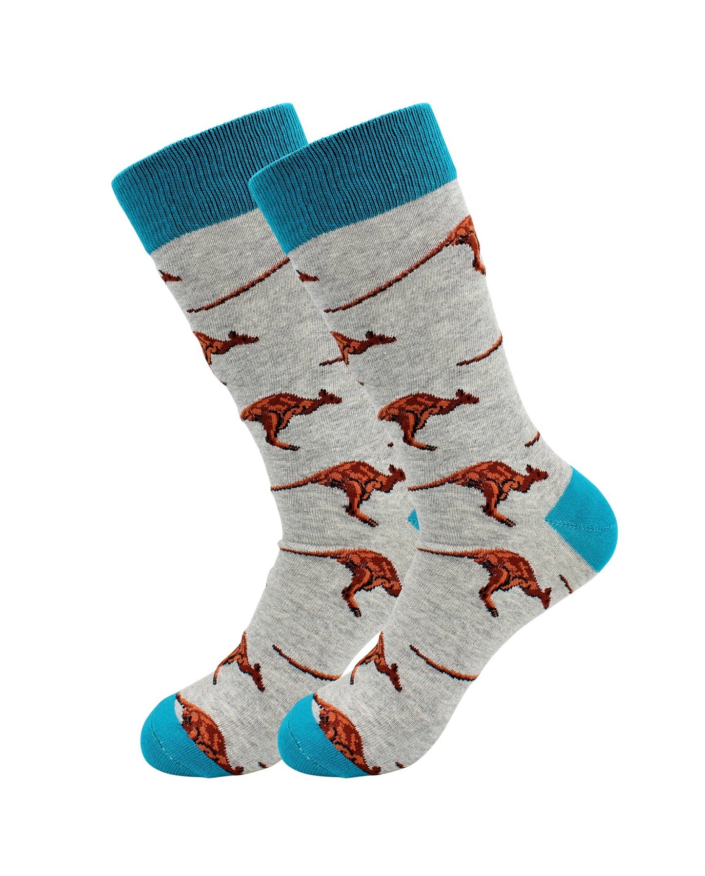 Image of Real Sic Kangaroo Animal Socks - Fox, Koala, Sloth, Kangaroo Cotton Fun Socks
