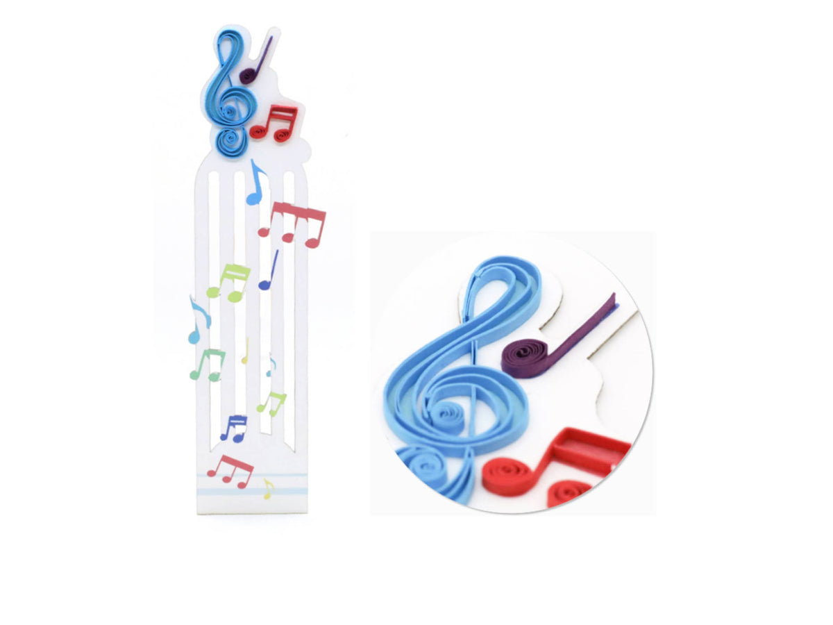 Notes & Queries, Inc. - BOOKMARK MUSIC QUILLING  ORIGAMO
