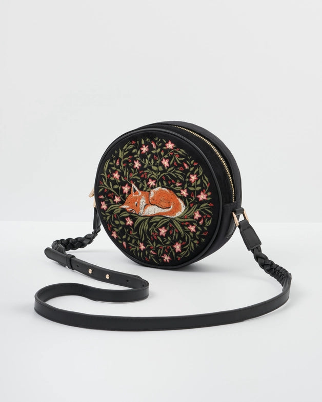 Sleepy Fox Circle Purse