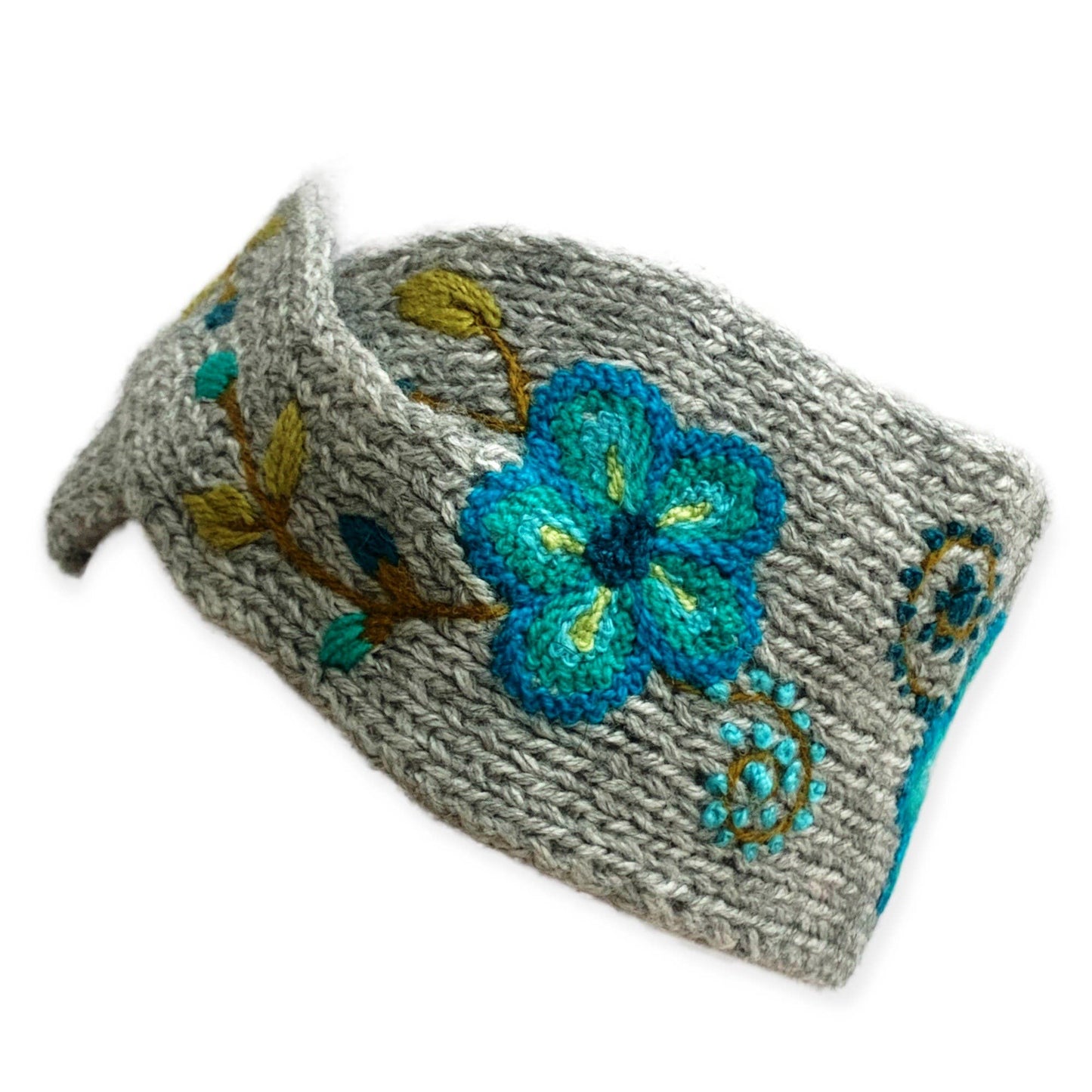 Peruvian Trading Company - Hand Stiched Flowers Headbands-AFL-B2