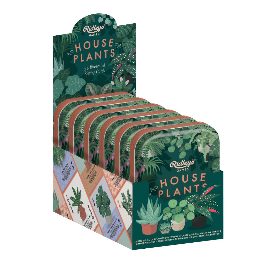 Ridley's Games - Houseplants Playing Cards CDU of 6