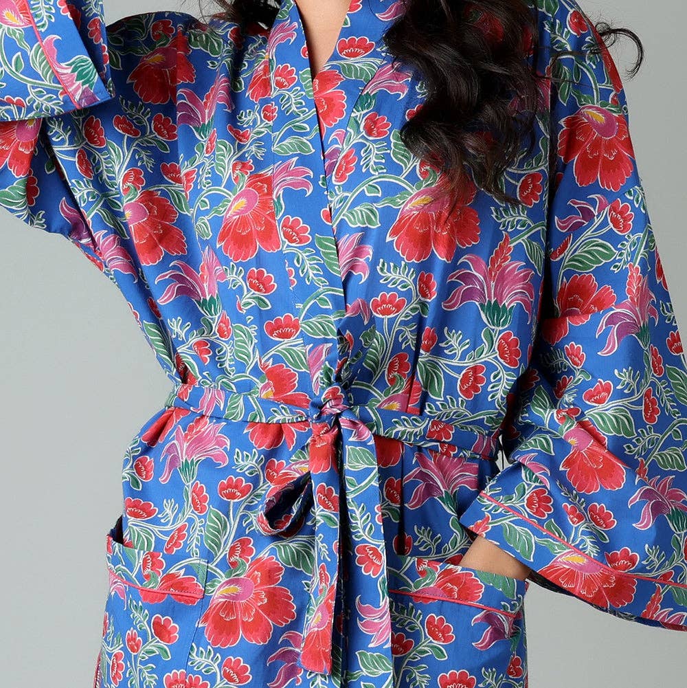 Mahogany - Clarence Indigo Robe