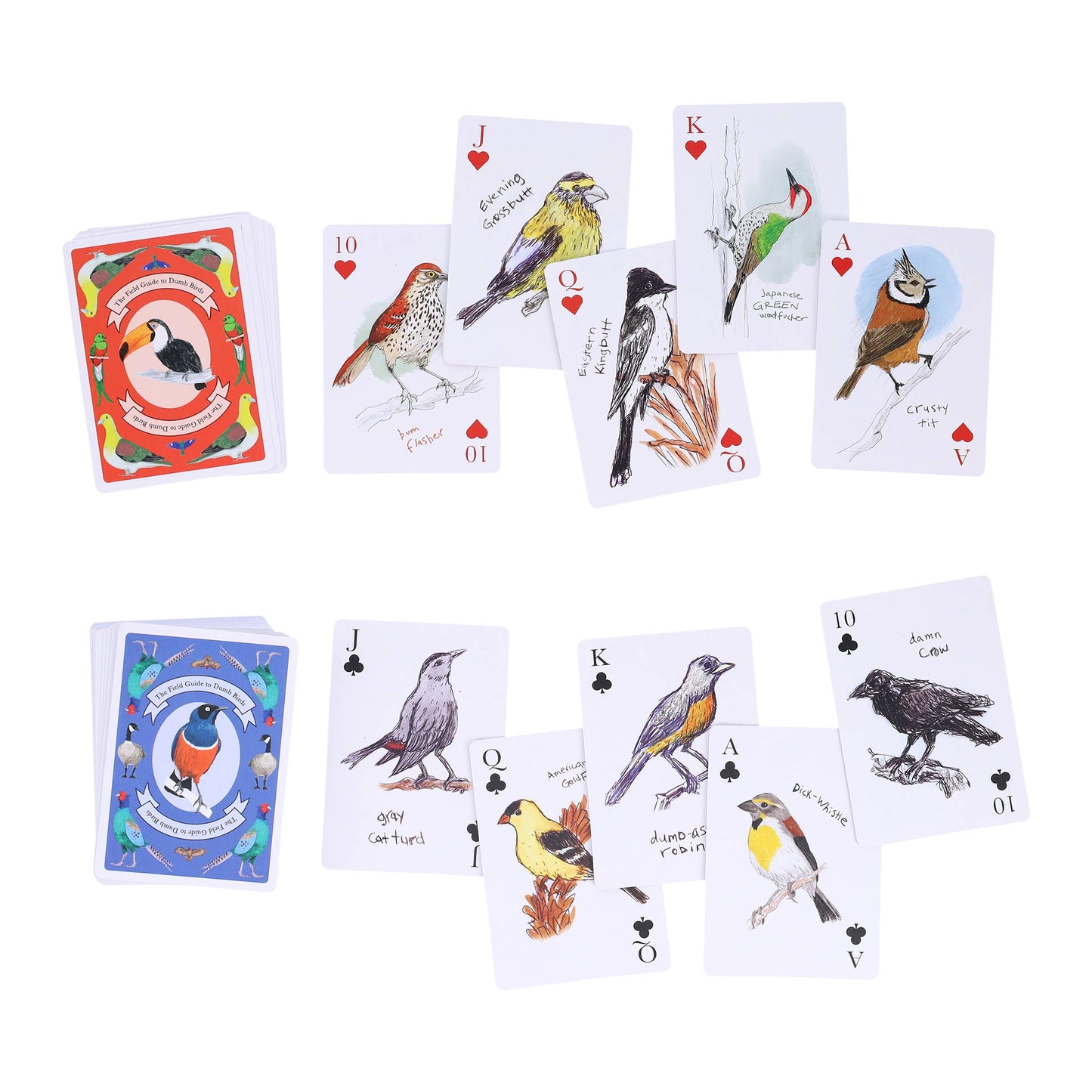 Chronicle Books - Field Guide to Dumb Birds Playing Cards