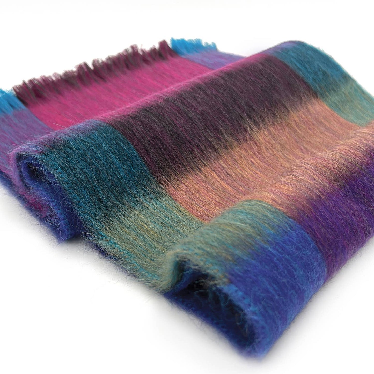 Shupaca Alpaca - Alpaca Plaid Scarf - Grapevine