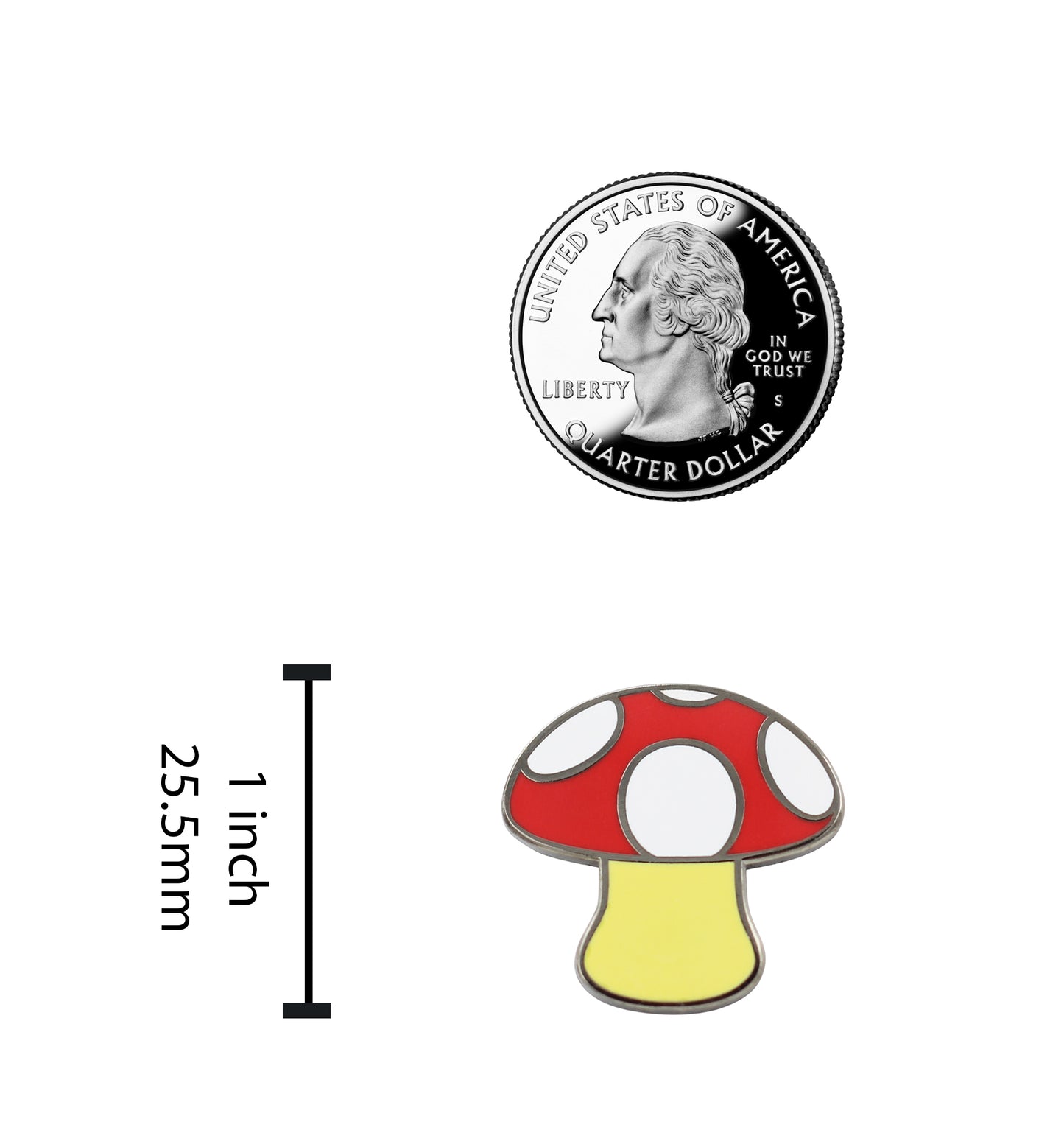 Mushroom Emoji – Enamel Lapel Pin Gift for your Life