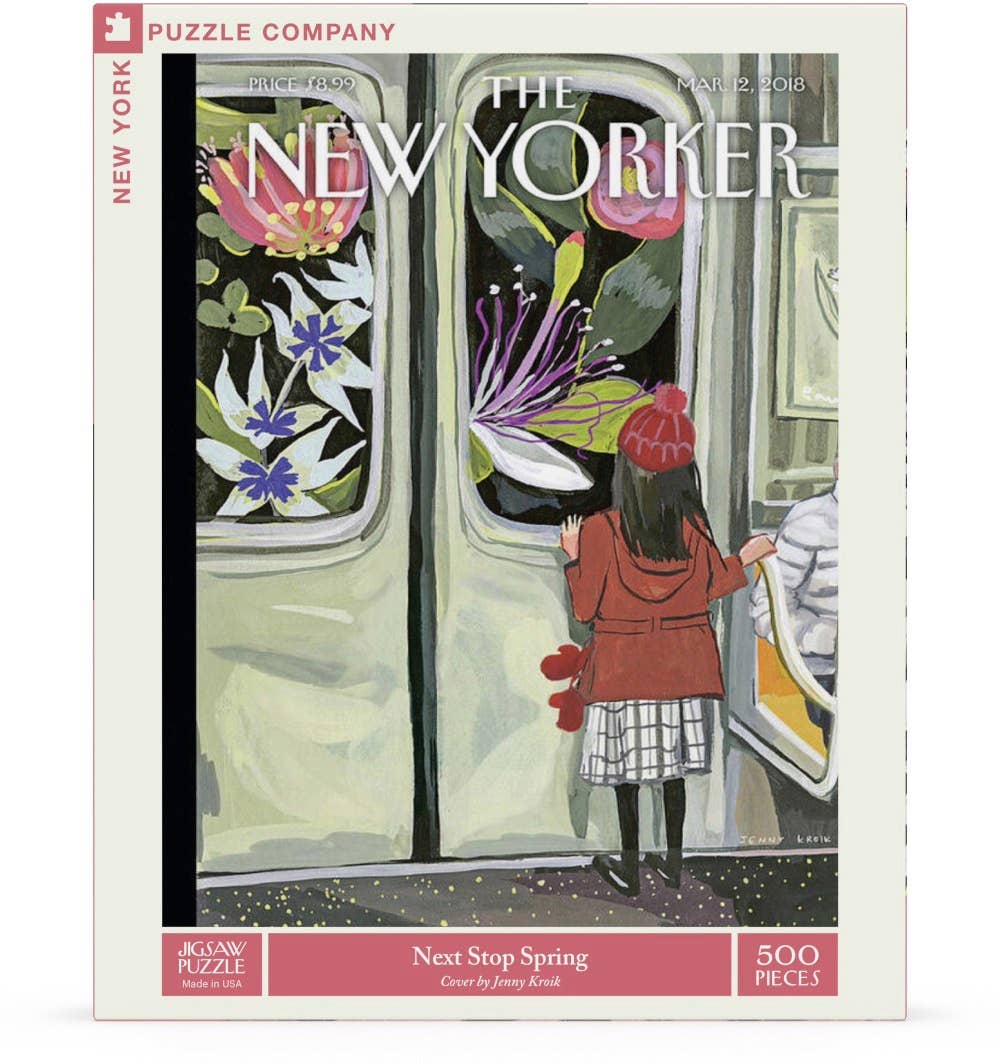 New York Puzzle Company - Next Stop Spring - 500 Piece Jigsaw Puzzle