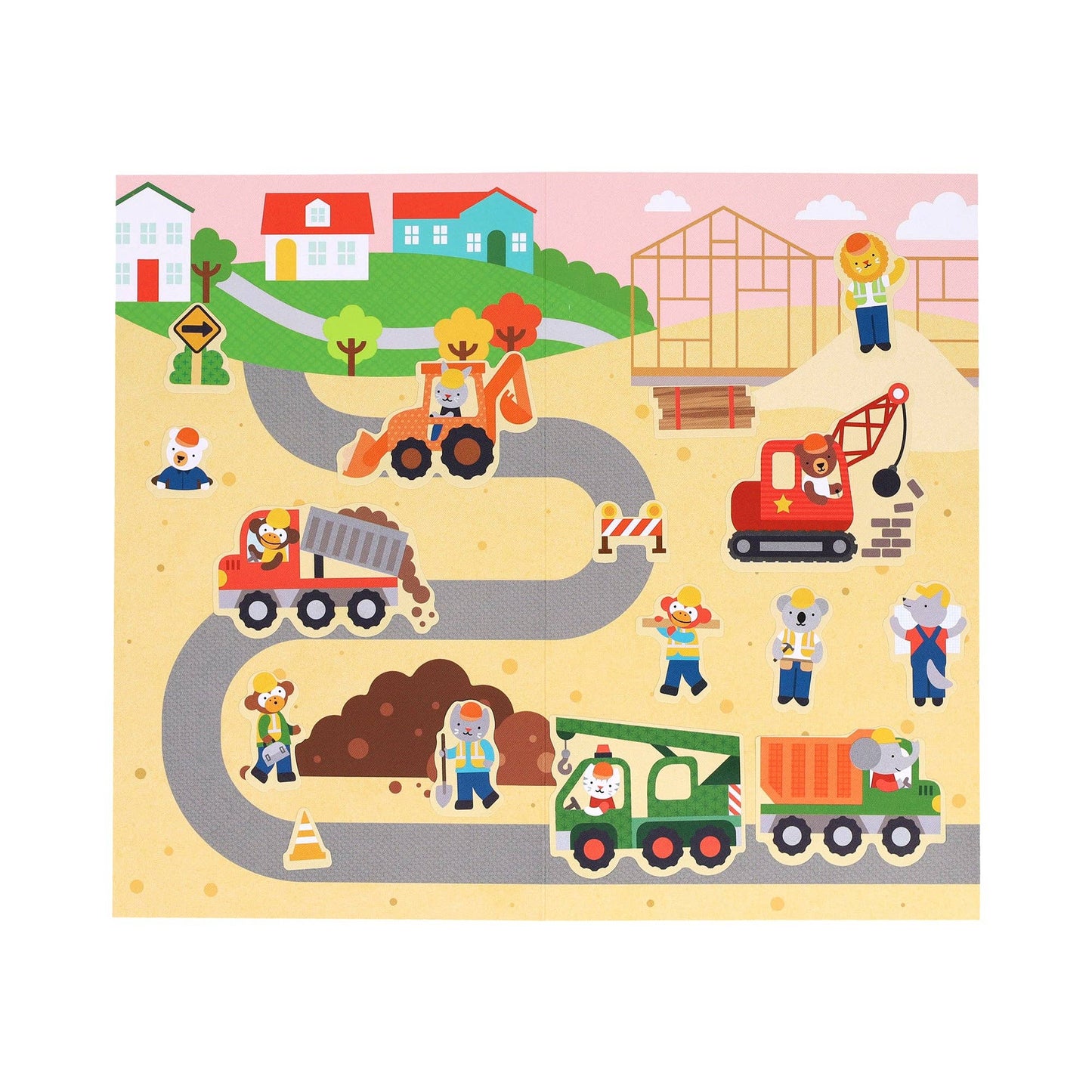 Chronicle Books - Mini Sticker Set: Little Builders CDU of 20