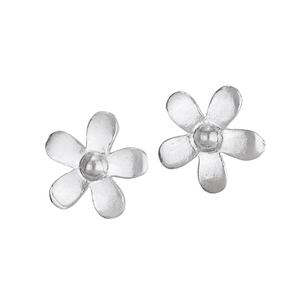 Tiger Mountain Jewelry - Petal Power Sterling Silver Flower Stud Earrings