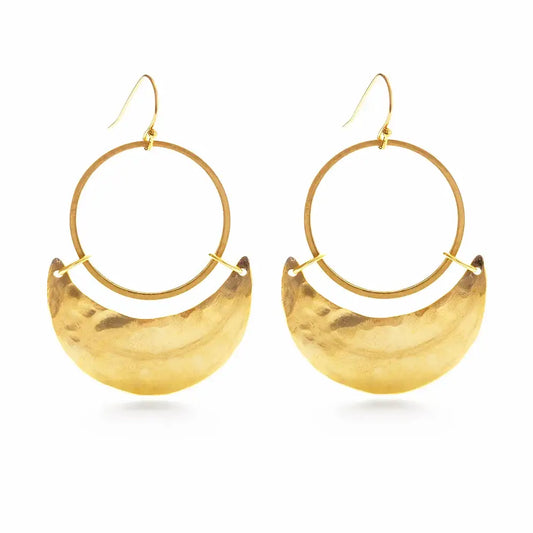 Mind's Eye Design - Crescent Moon Earrings