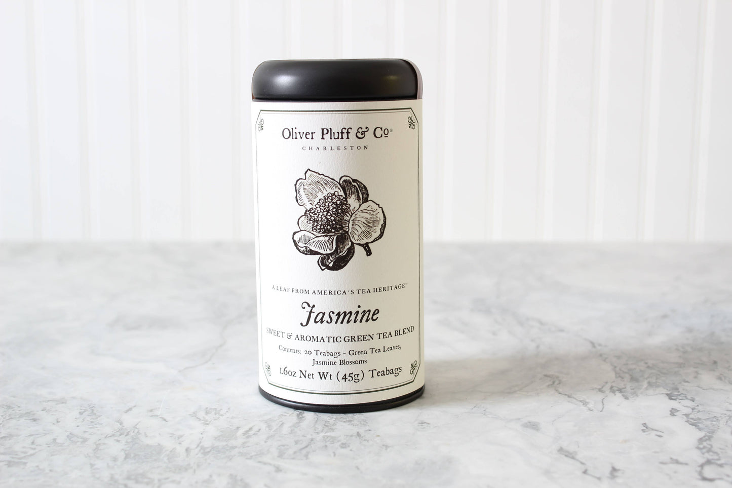 Oliver Pluff & Company - Jasmine - 20  Teabags in Signature Tea Tin