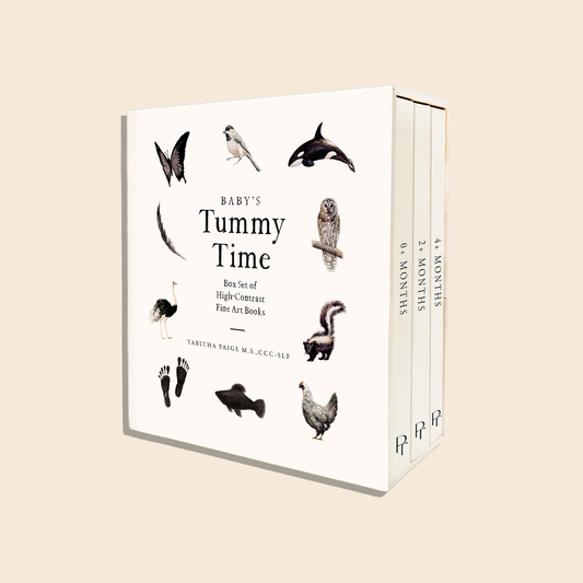 Paige Tate & Co. - Baby's Tummy Time Book Box Set (Baby Gifts)