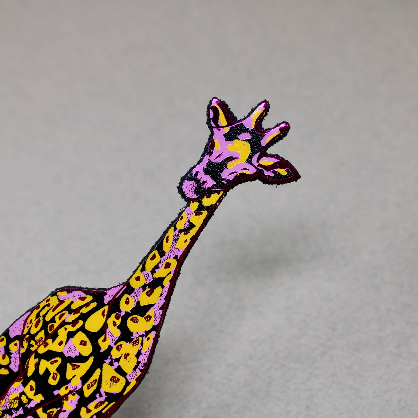 Ark Colour Design - Giraffe Shaped Leather Bookmark