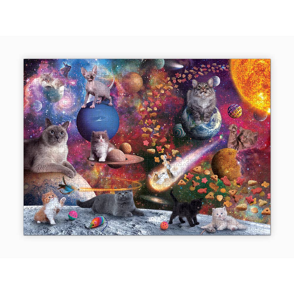 Fred & Friends - Puzzle 1000 PC - Jennifer Norwood- Galaxy Cats