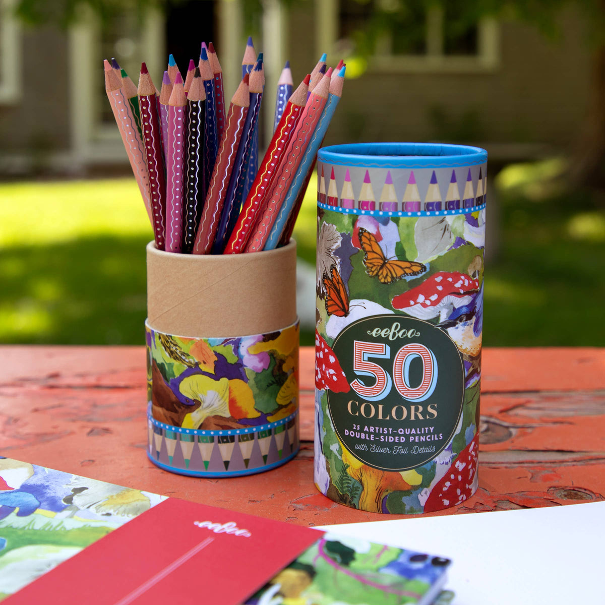 eeBoo - Mushroom 25 Double-Sided Pencils