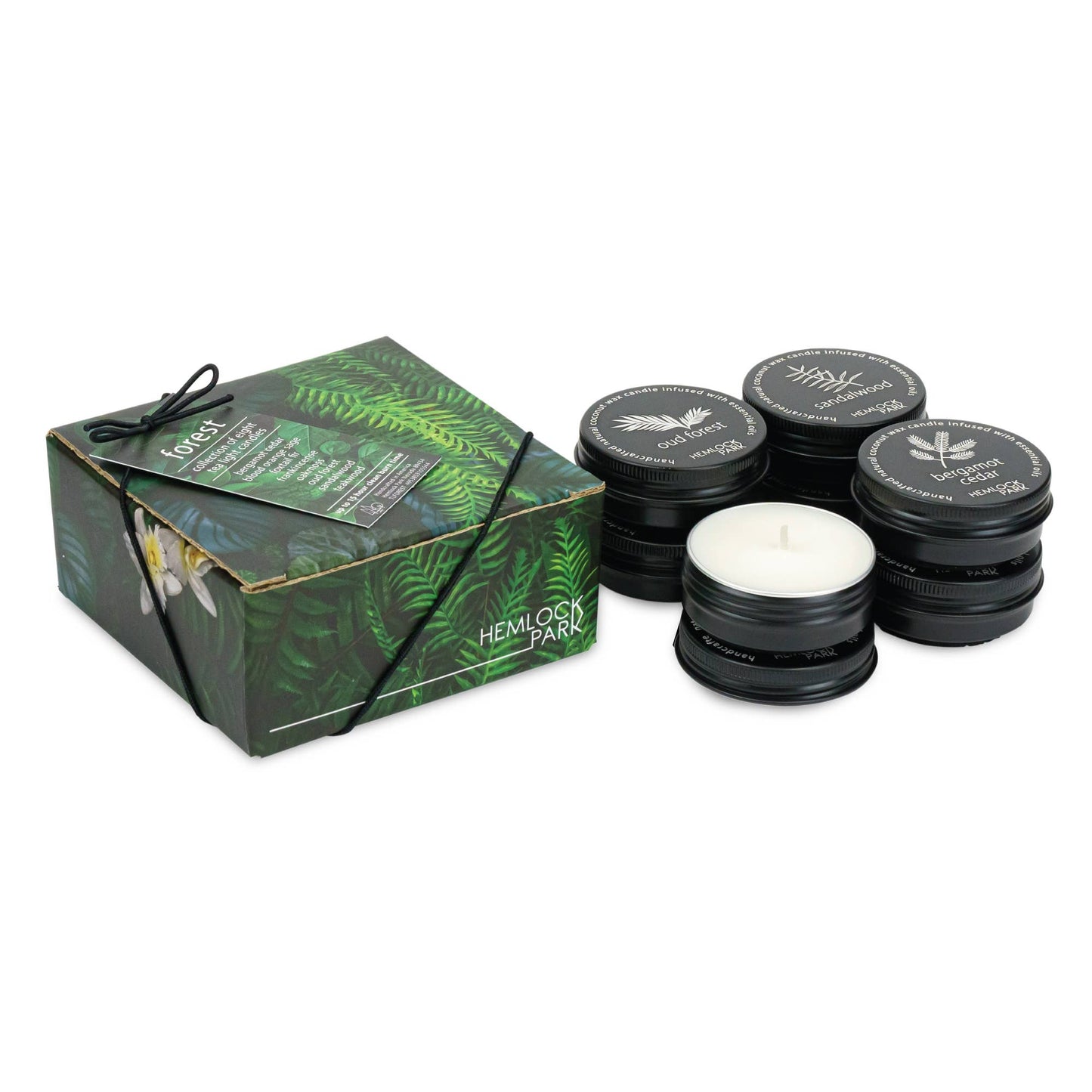 Hemlock Park - Forest Candle Collection | Set of 8 Travel Size Candles