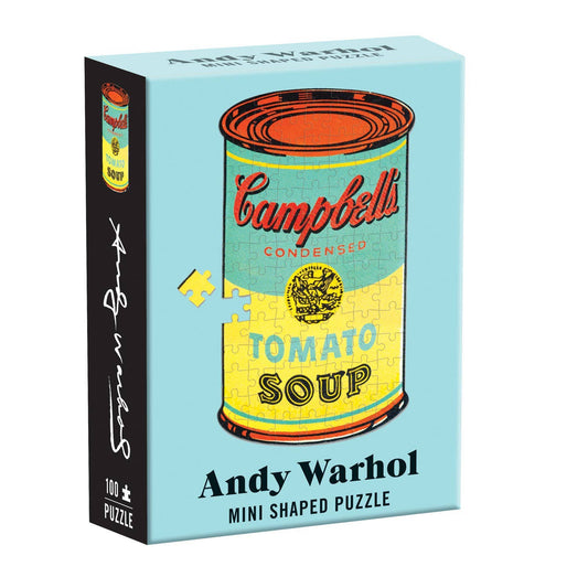 Chronicle Books - Andy Warhol Campbell's Soup 100 Piece Mini Shaped Puzzle