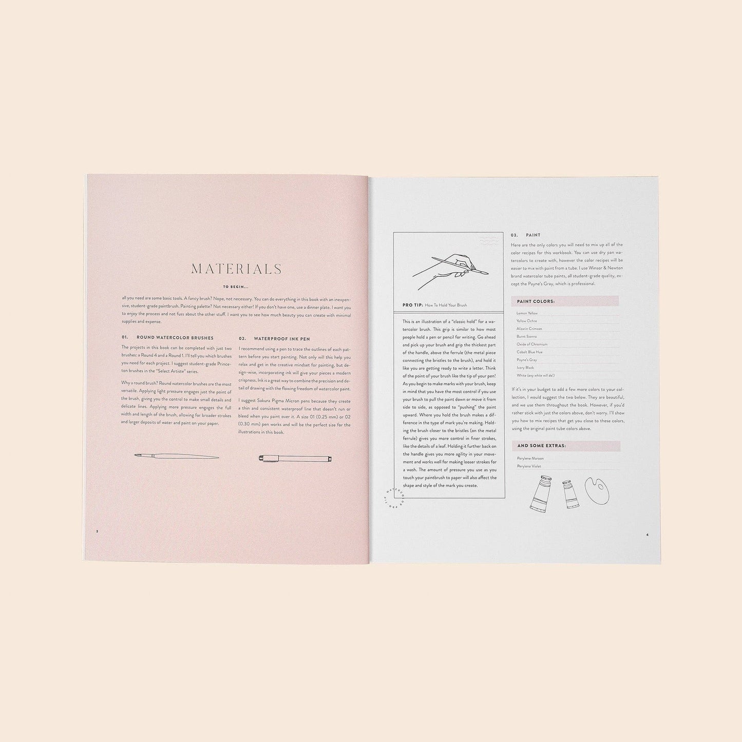 Paige Tate & Co. - Watercolor Workbook (30-Minute Beginner Projects)