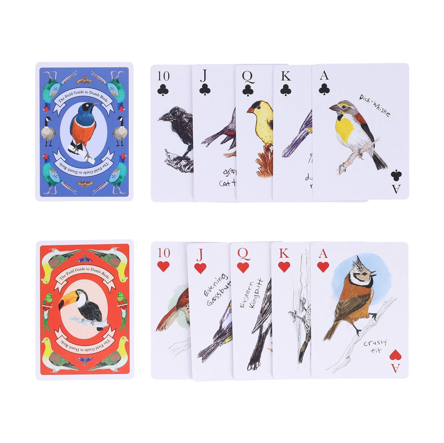 Chronicle Books - Field Guide to Dumb Birds Playing Cards