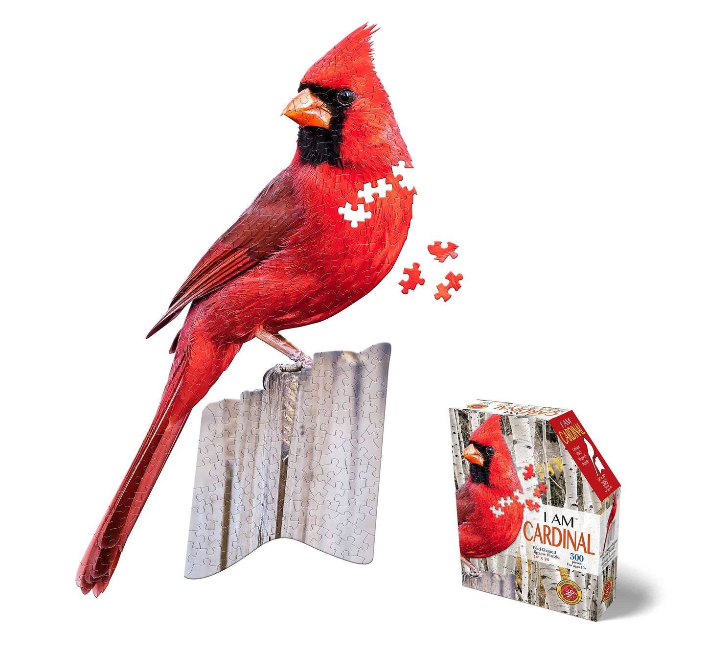 Madd Capp Games & Puzzles - I AM CARDINAL 300 piece jigsaw adult puzzle - Great gift!
