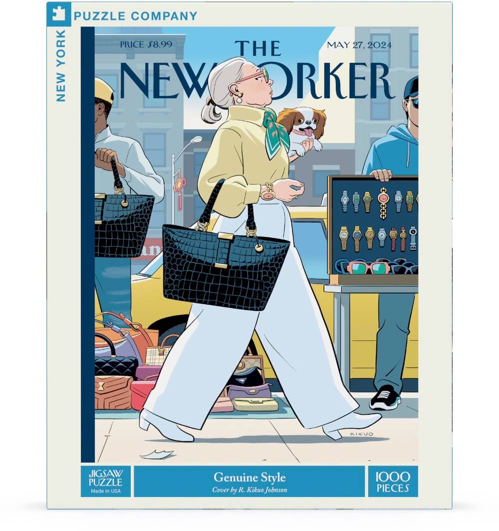 New York Puzzle Company - Genuine Style - 1000 Piece Jigsaw Puzzle