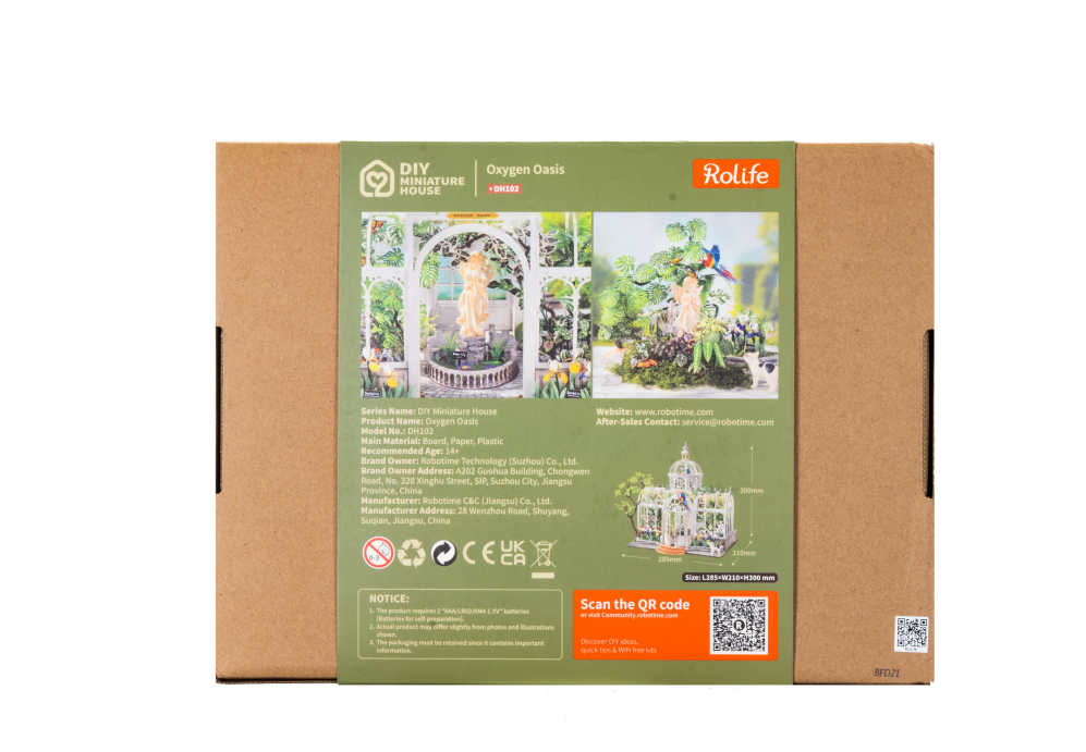 Robotime - DH102 Oxygen Oasis Rolife DIY Miniature House