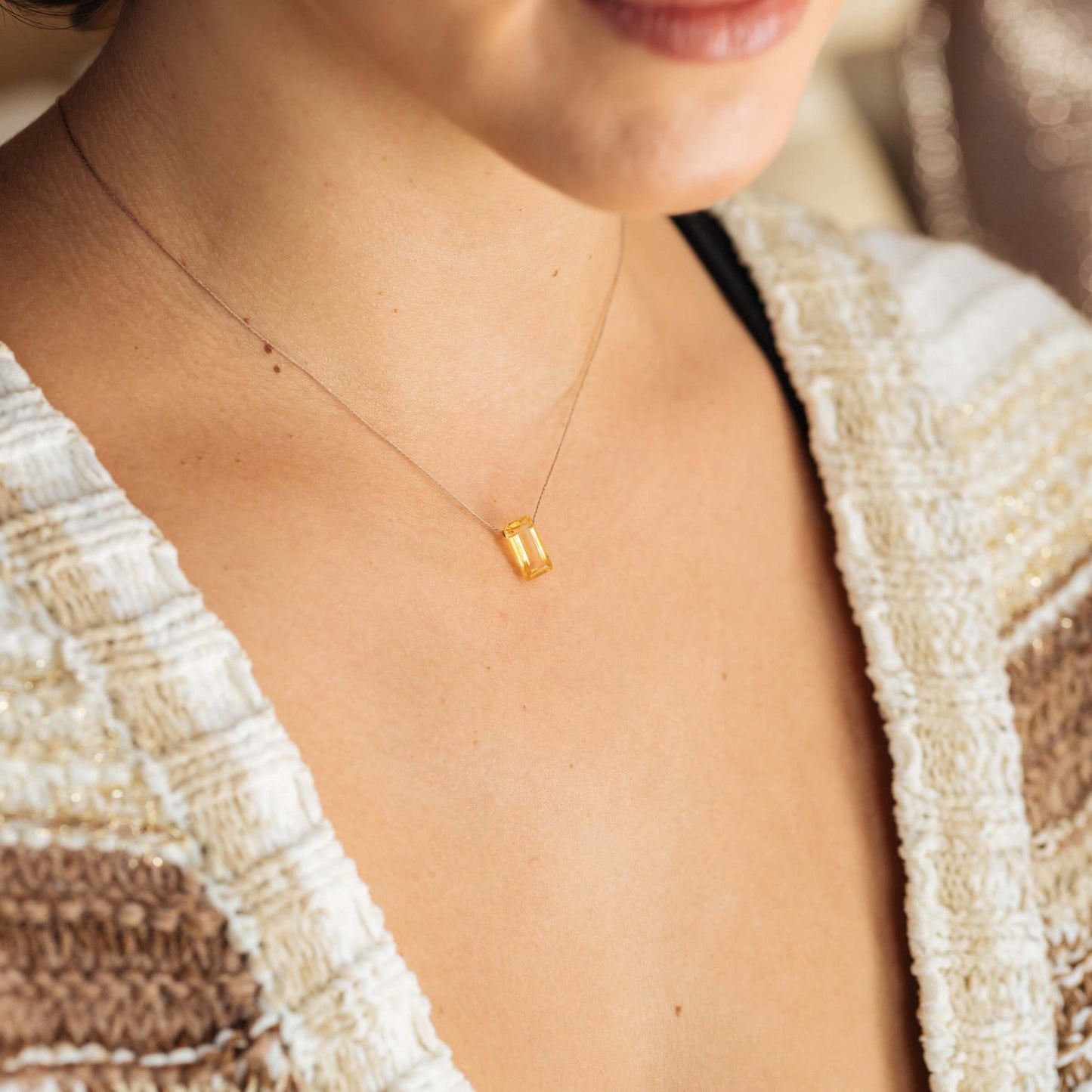 SoulKu - Citrine Refined Necklace for Manifest
