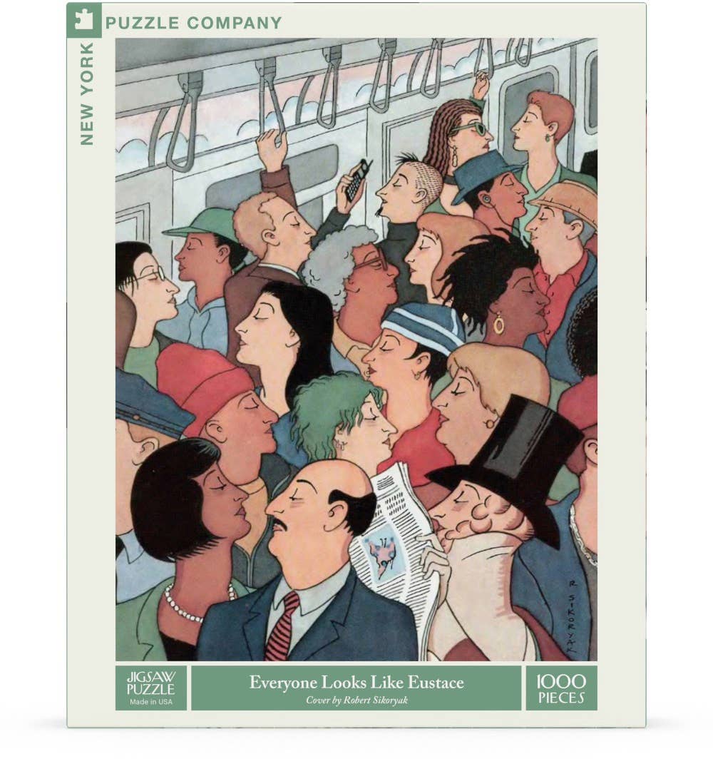New York Puzzle Company - Everyone Looks Like Eustace - 1000 Piece Jigsaw Puzzle