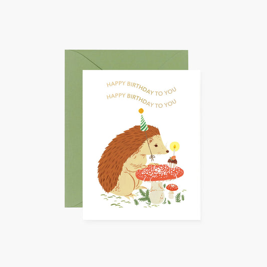 Botanica Paper Co. - BIRTHDAY HEDGEHOG | birthday card